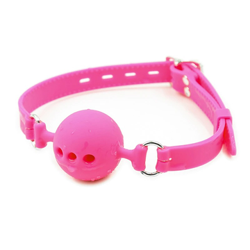 Soft Silicone BDSM Ball Gag in 3 Sizes and 3 Colors / Slave Gags for Erotic Games - EVE's SECRETS